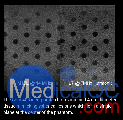 Gammex Sono408球形病變體模，Gammex Sono408模體