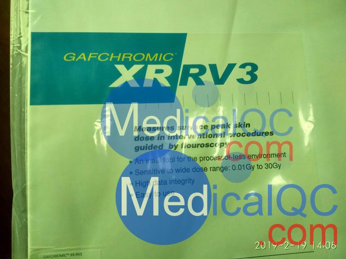 Gafchromic XR-RV3皮膚劑量QA免沖洗膠片，Gafchromic XR-RV3膠片