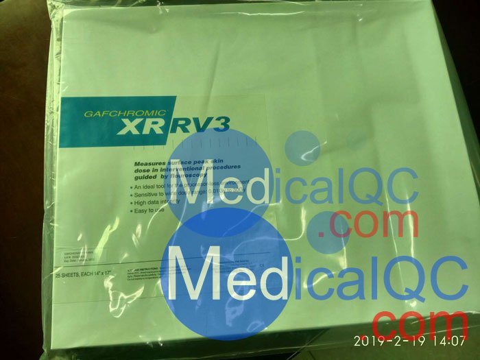 Gafchromic XR-RV3皮膚劑量QA免沖洗膠片，Gafchromic XR-RV3膠片