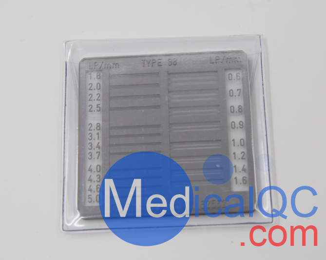 Type38高分辨測試卡，Type 81高分辨測試卡，二度星卡，X射線檢測用線對卡