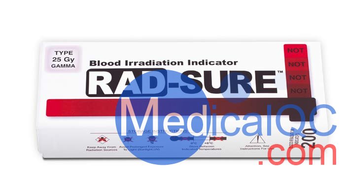 Rad-Sure血液輻照標簽，Rad-Sure輻照指示膠片，Rad-Sure輻照膠片