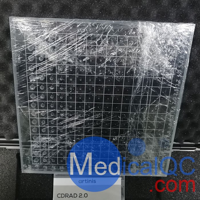 Artinis CDRAD2.0對比度細節模體，CDRAD2.0模體