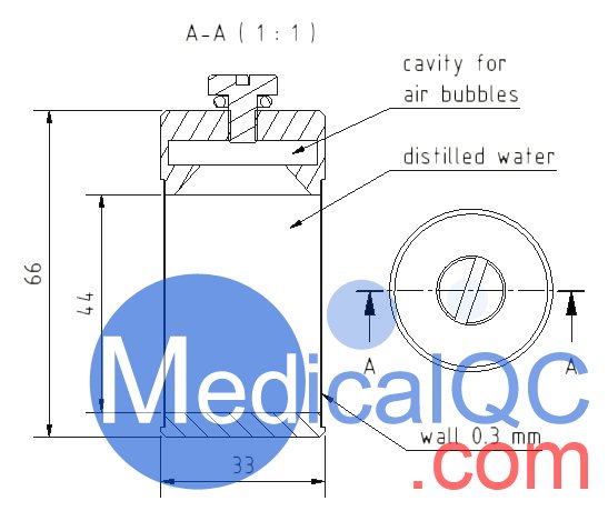 QRM Micro-CT水模體,QRM-MicroCT-Water設計
