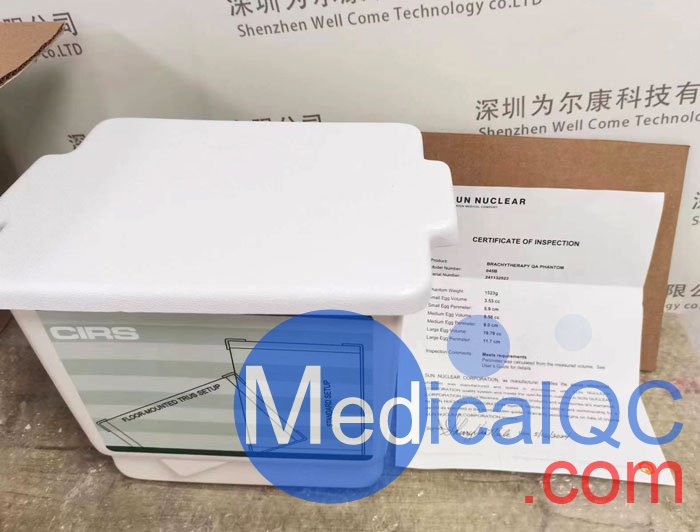 Cirs045B近距離放射治療QA體模,Cirs045B質控模體實物拍攝圖