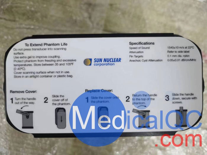 405GSX故障排除模體，SUNNuclear 405GSX分辨率模體實拍圖