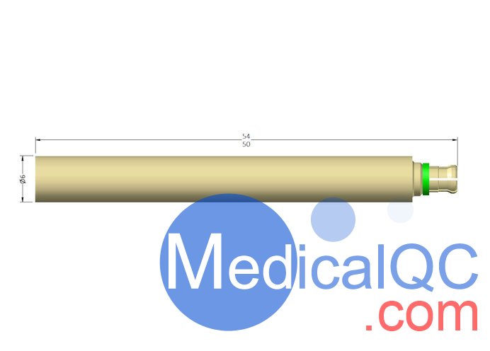 NH4000針式水聽器,英國PA 4mm PVDF針式水聽器產品尺寸圖